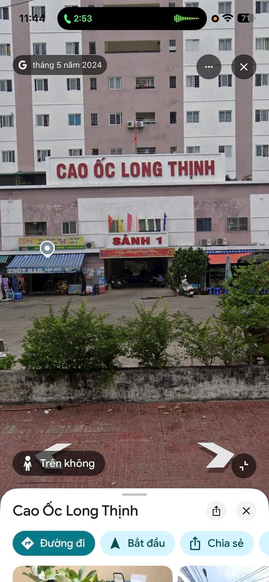 Bán căn hộ chung cư Long Thịnh 57m2, 2PN, đường Bế Văn Đàn, Quy Nhơn Nam - Ảnh 1