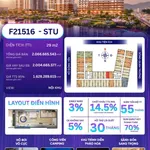 Bán studio 29m² The Fest 2 Nha Trang 1,63 tỷ - Ảnh thu nhỏ 5