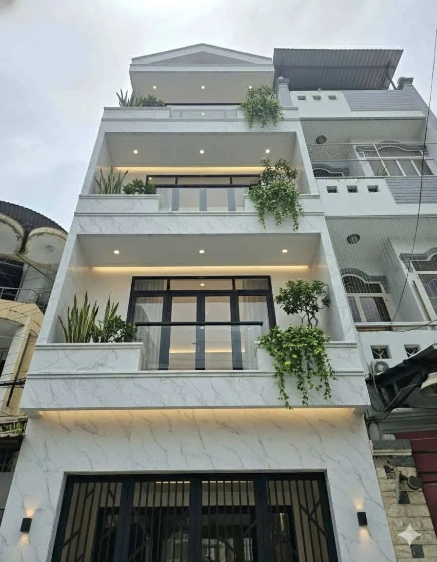 Bán nhà 4 tầng hẻm 6m Lê Quang Định 146m², 16 tỷ - Ảnh 1