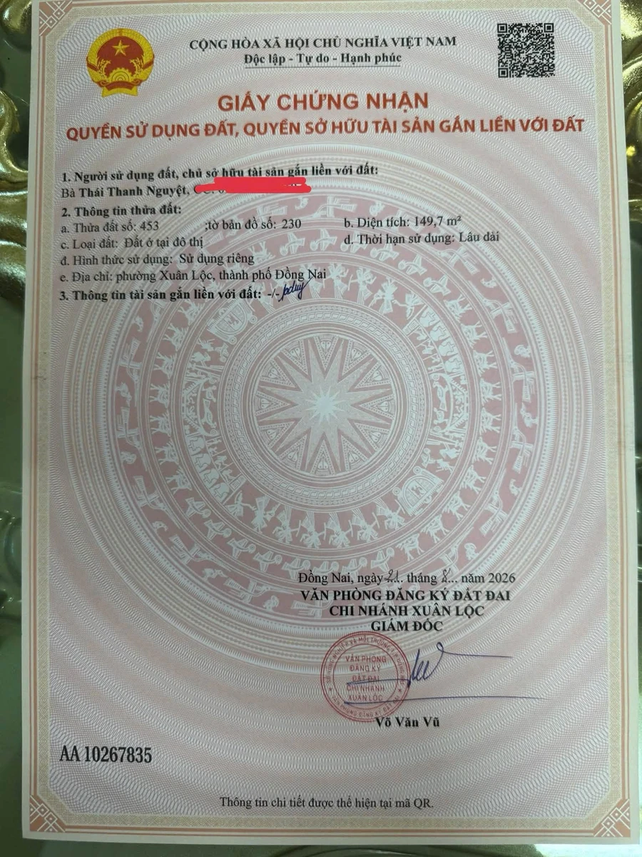 Bán đất nền mặt tiền đường bê tông full thổ cư 150-260m2 đối diện hồ Núi Le, Xuân Lộc, Đồng Nai - Ảnh thu nhỏ 5