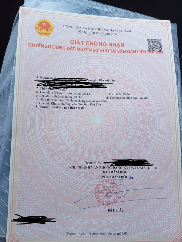 Bán đất nền 79.5m² Khu 3 Vân Phú Bình Chánh 1.7 tỷ