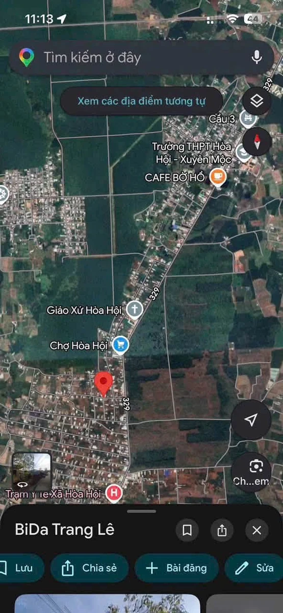 Bán lô góc 2 mặt tiền Xã Hoà Hội 338,6m² 1 tỷ 6 - Ảnh thu nhỏ 2