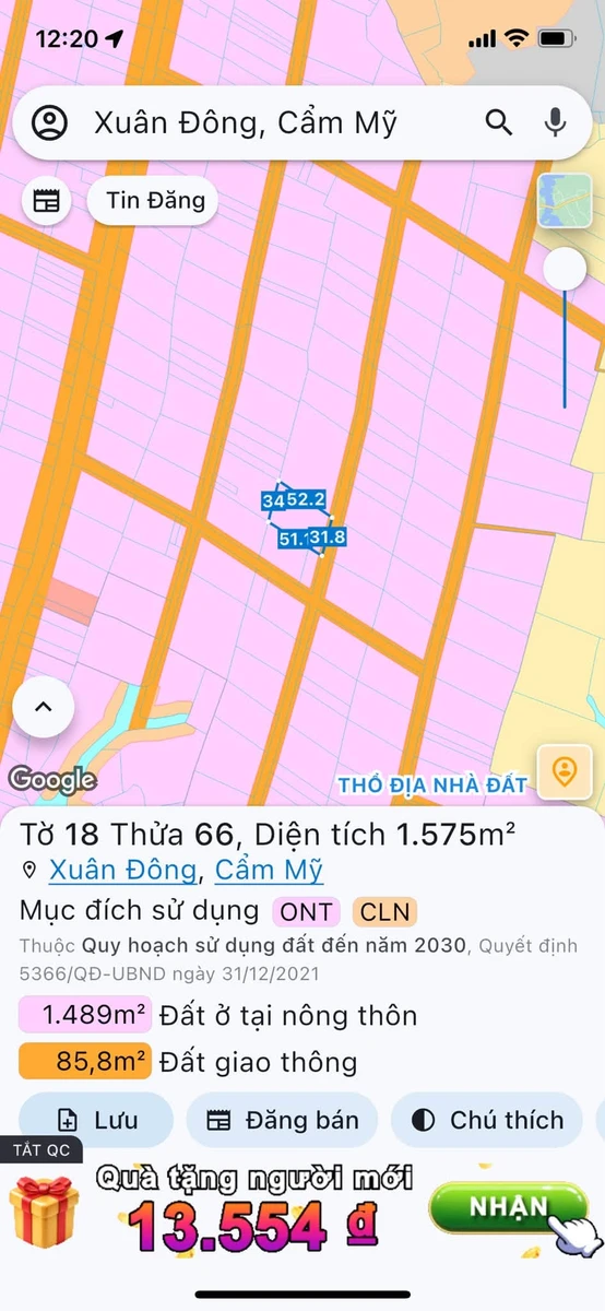 Bán biệt thự 1575m2 Xuân Đông Cẩm Mỹ Đồng Nai - Ảnh thu nhỏ 2