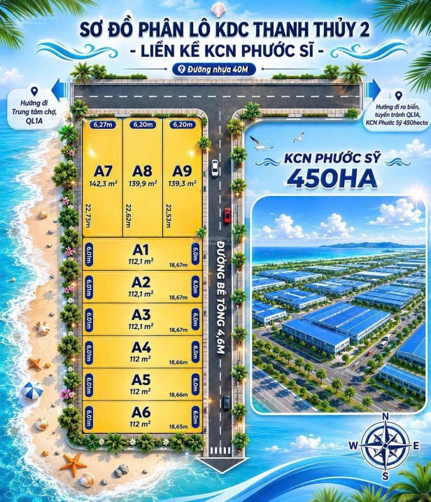 Bán đất mặt tiền đường nhựa 40m ngay cổng khu công nghiệp Capela - Ảnh 1