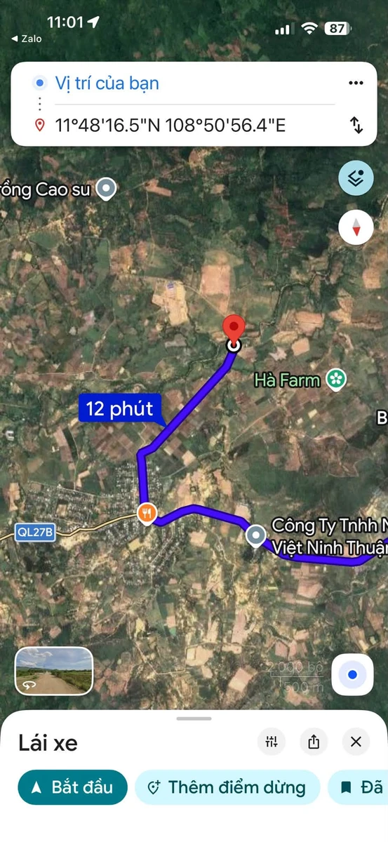Bán lô đất Phước Tiến 5 héc, giá 1.5 tỷ - Ảnh thu nhỏ 4