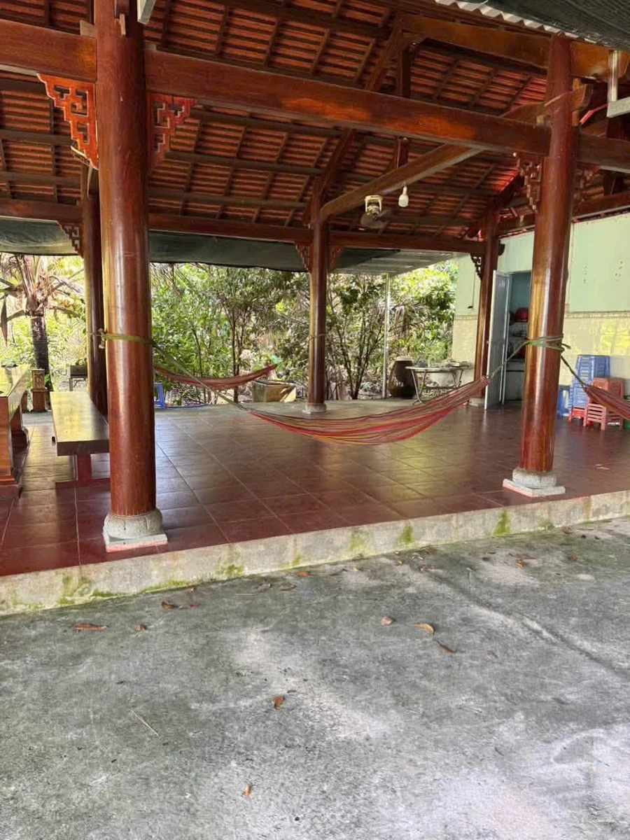 Bán nhà vườn gỗ 1400m2 An Điền, Bến Cát, giáp sông Thị Tính, giá 5 tỷ - Ảnh thu nhỏ 3