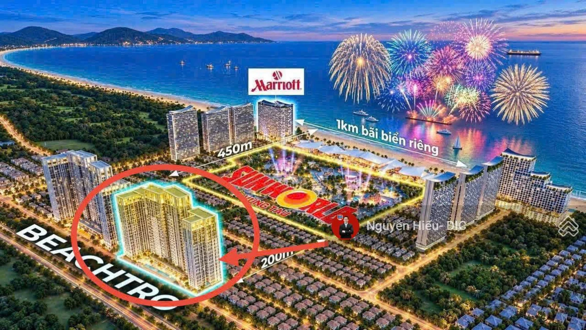 Bán căn hộ Beachtro Tower Vũng Tàu 2 phòng ngủ + view Sun World - Ảnh thu nhỏ 3