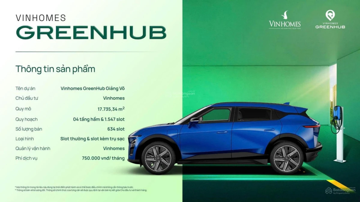 Đại lý phân phối F1 bãi đỗ xe Green Hub - Vinhomes Giảng Võ - GĐ dự án Đức Ngọc - Ảnh 1