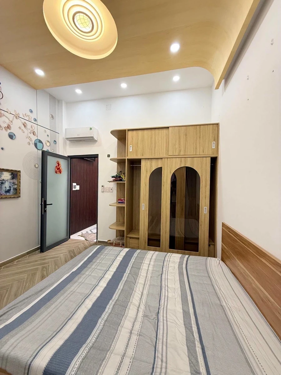 Bán nhà mới 2 tầng 3 phòng ngủ 43m² hẻm xe hơi gần Cầu Bông, Bình Thạnh - Ảnh thu nhỏ 3