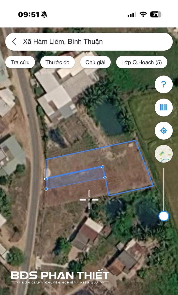 Bán đất Hàm Liêm 904 m² giá 1 tỷ 950 triệu Phan Thiết - Ảnh 1