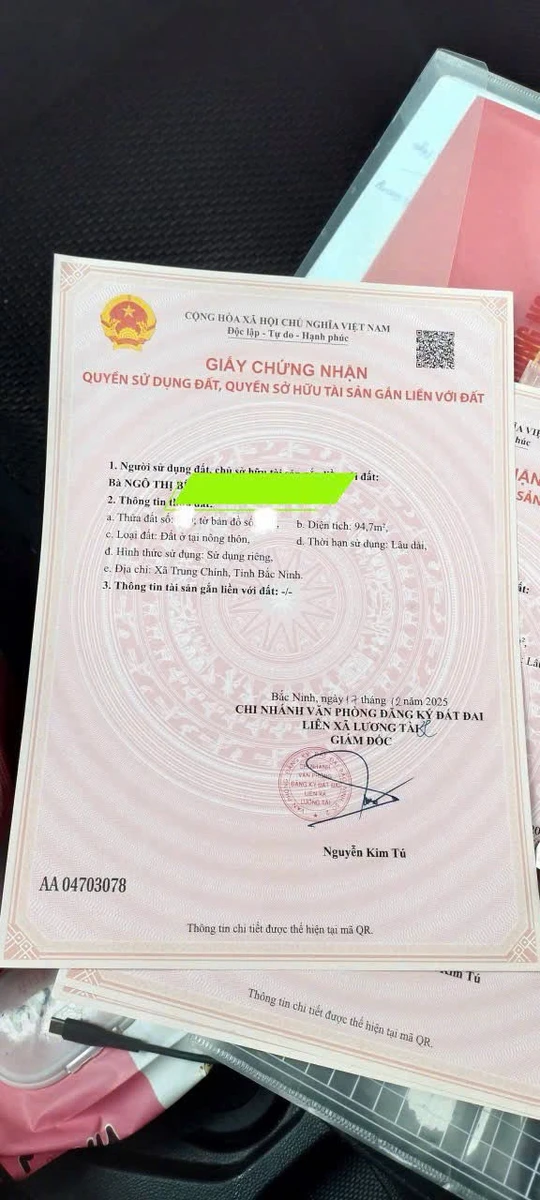 Bán đất 94,7m² mặt tiền 6m Lương Tài, Bắc Ninh - Ảnh thu nhỏ 4