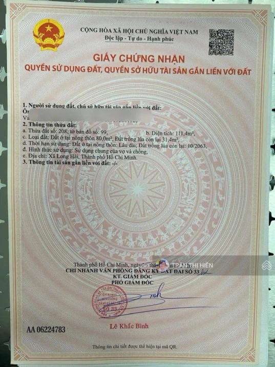 Mặt tiền Nguyễn Tất Thành biển Long Hải - 5,8x19m - Kinh doanh buôn bán - Ảnh thu nhỏ 4