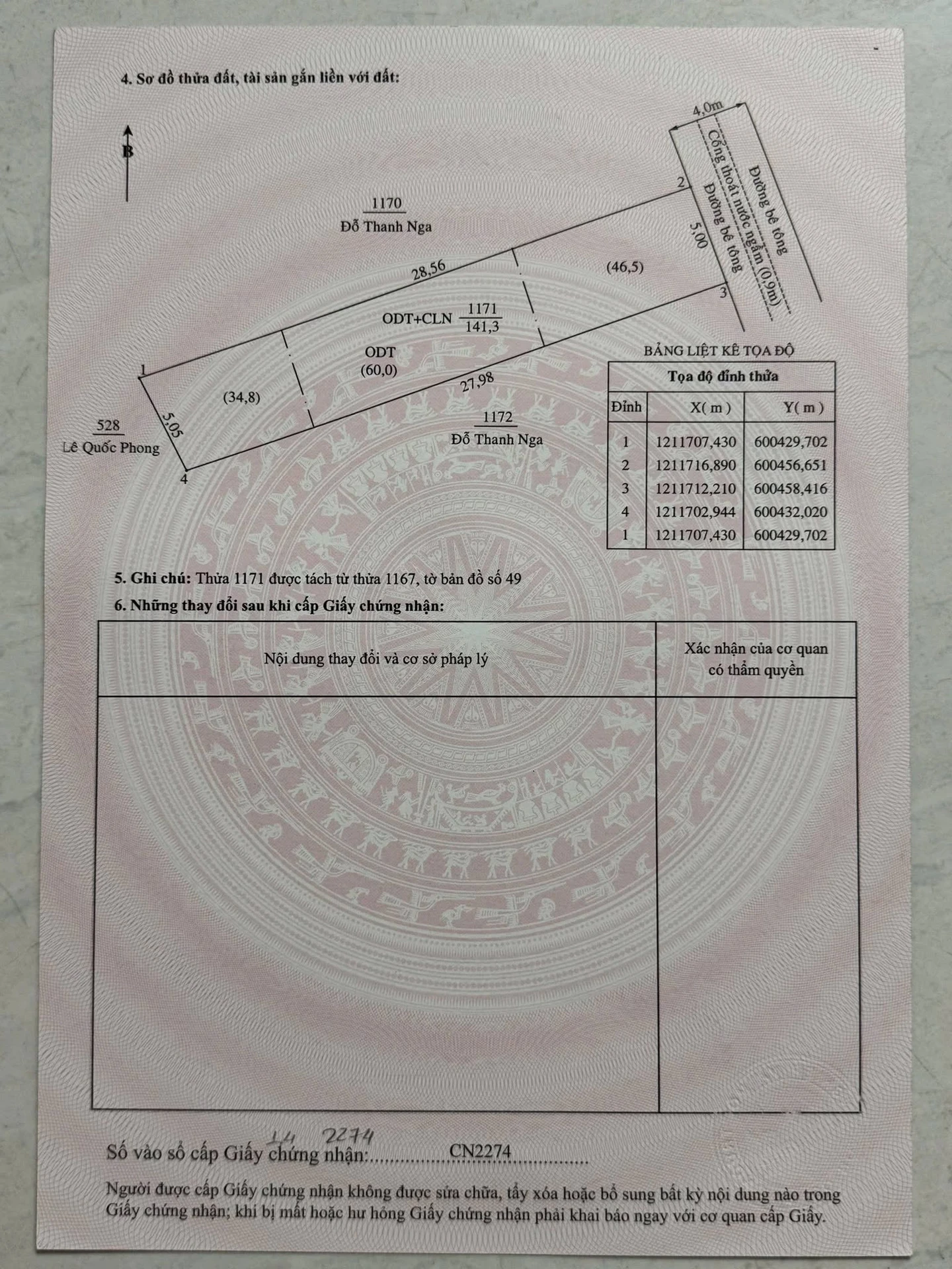 Bán đất Thủ Dầu Một 141m2, giá 2,5 tỷ - Ảnh 1