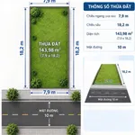 Bán đất mặt tiền Tân Dương 1 144m2, 1 tỷ 350 triệu - Ảnh thu nhỏ 1