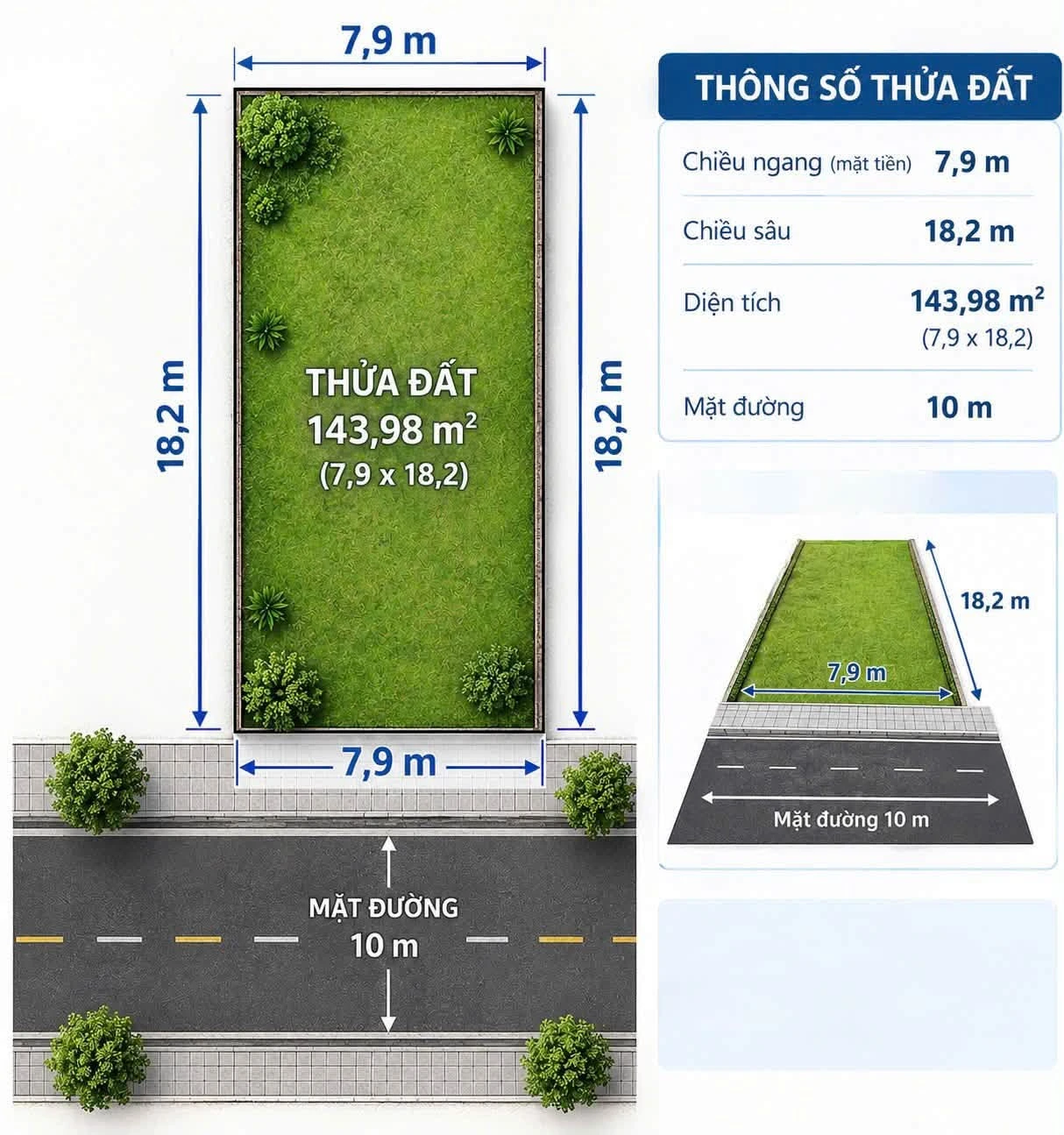 Bán đất mặt tiền Tân Dương 1 144m2, 1 tỷ 350 triệu - Ảnh 1