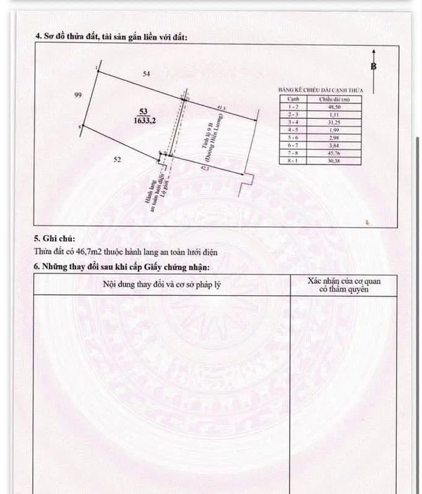 Bán lô đất nông nghiệp 1700m² mặt tiền 31m Phong Điền Huế