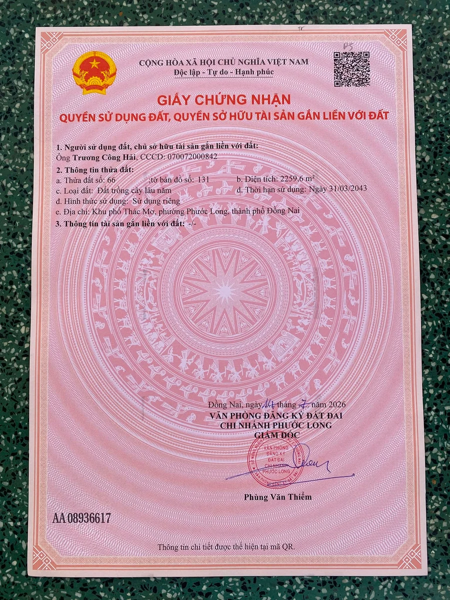 Đất mặt tiền 88m, gần chợ, bến xe Phước Long - 5.8 tỷ - Ảnh thu nhỏ 3