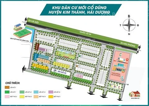 Chính chủ bán biệt thự KĐT mới Cổ Dũng 216m2 - Sổ đỏ trao tay - Tặng sân vườn 200m2 - 27tr/m2 - Ảnh 1