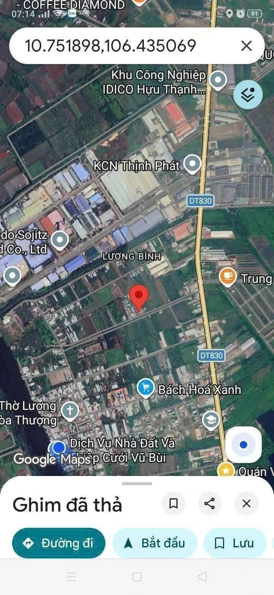 Bán đất thổ vườn 4800m2 có quán cafe sân vườn tại Lương Bình, Thạnh Lợi, Tây Ninh - Ảnh 1
