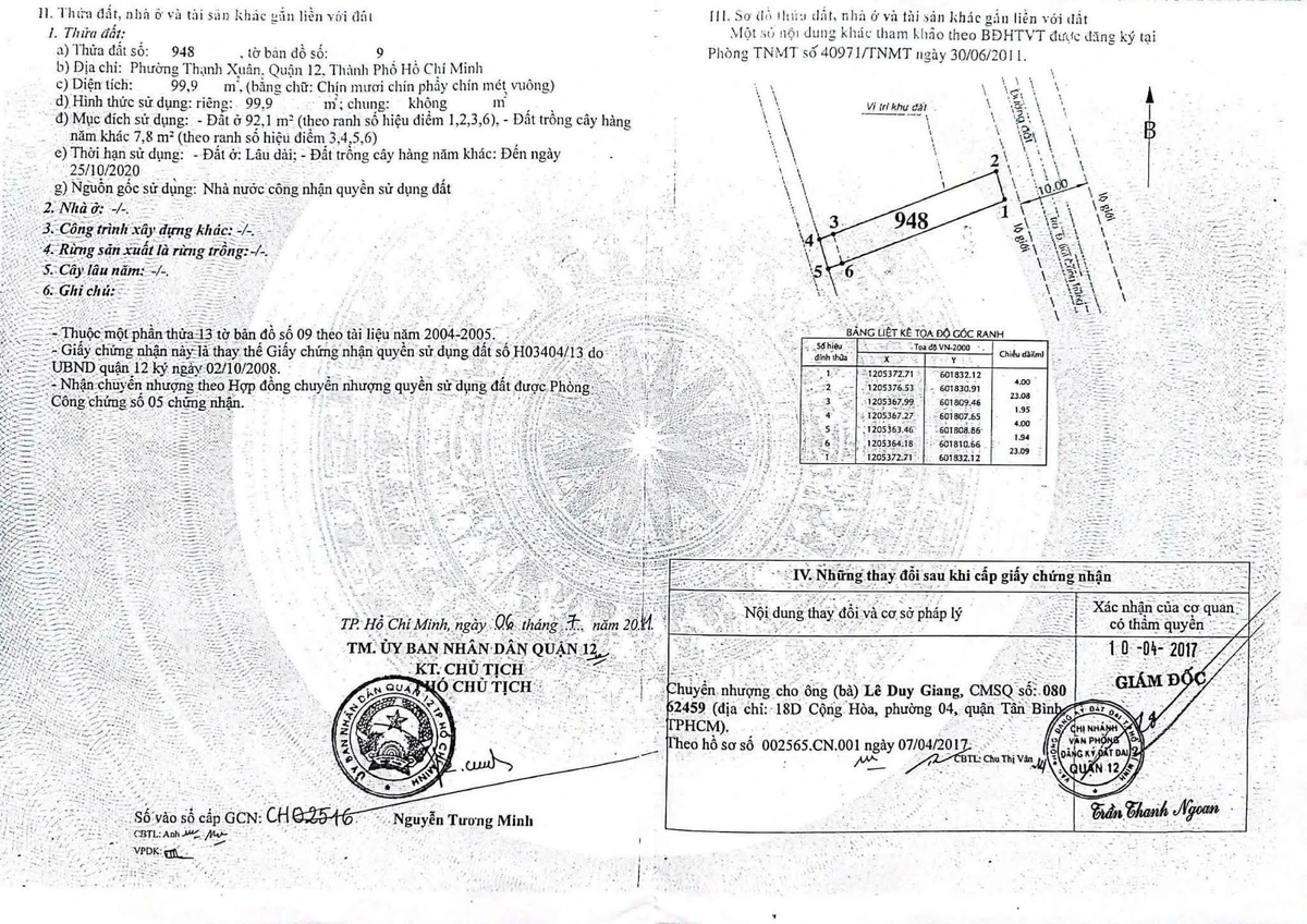 Bán đất Thạnh Xuân 52, 100m2, 2 mặt tiền, Quận 12 - Ảnh thu nhỏ 3