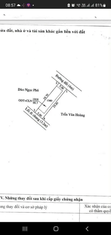 Bán nhà Phú Mỹ 60m² 3PN 2WC, 2 mặt tiền, Bình Dương