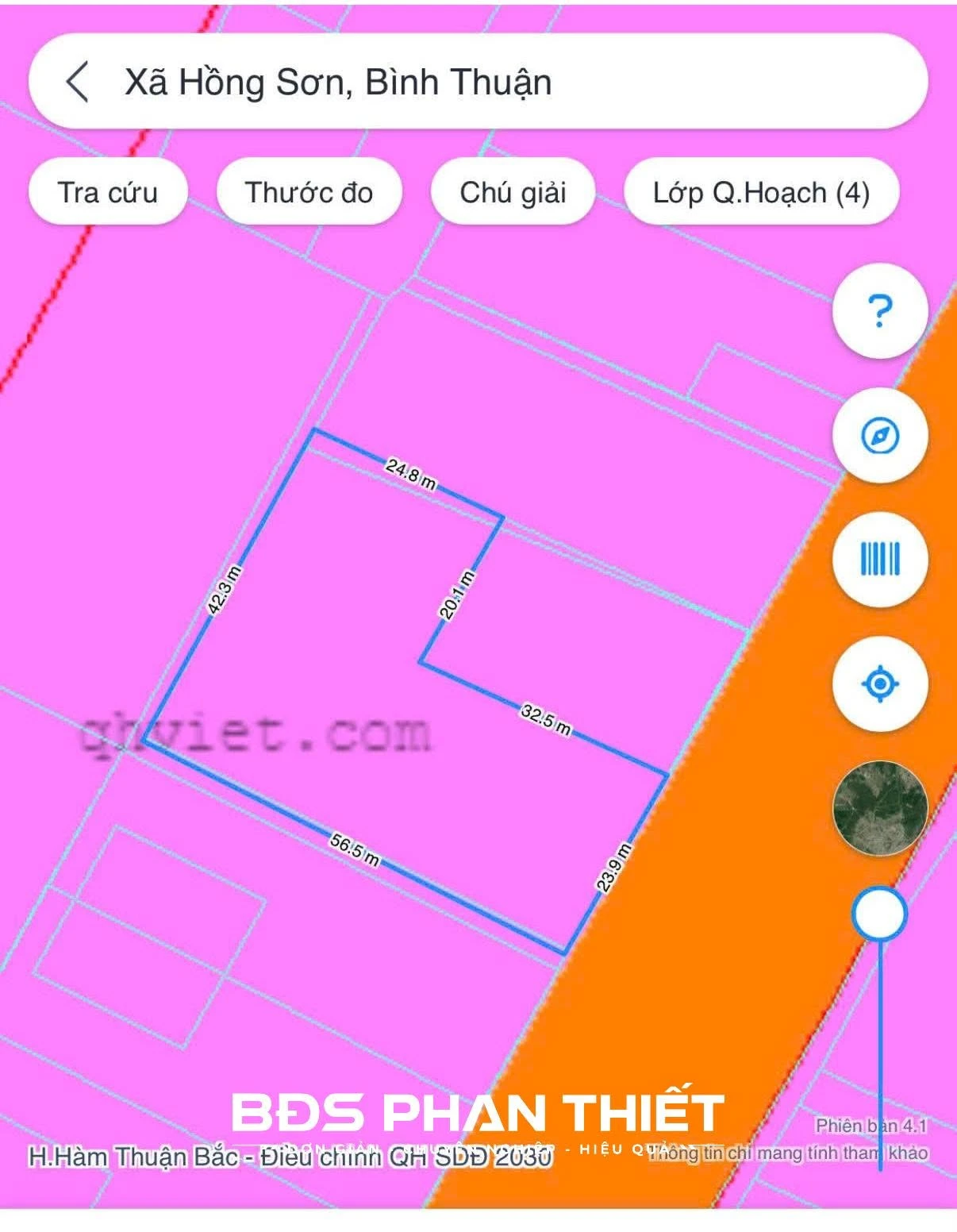 Bán đất mặt tiền Quốc lộ 1A 1.776 m² Phan Thiết - Ảnh 1