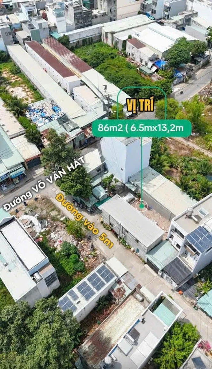 Bán lô đất 86m2 ngang 6.5m Võ Văn Hát Q9 giá 3.99 tỷ - Ảnh 1