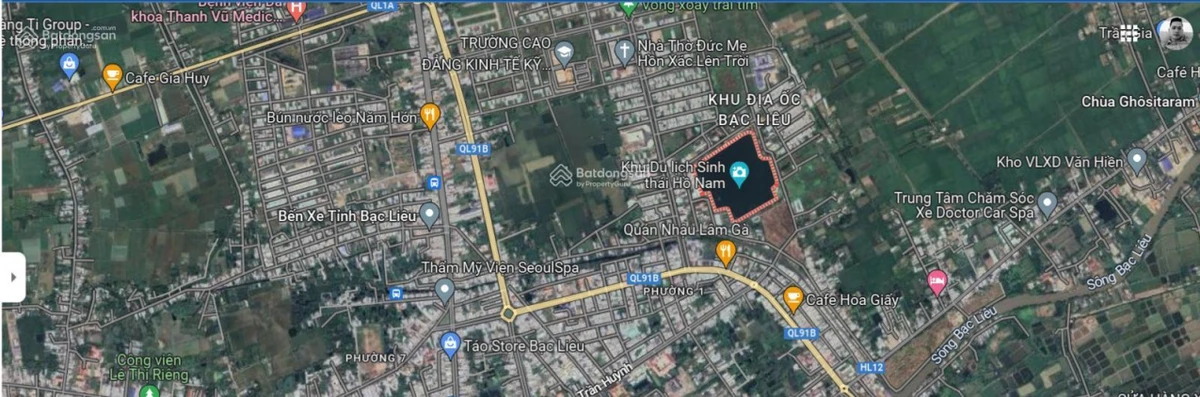 Chính chủ bán mảnh đất tại mặt Hồ Nam - khu địa ốc, Bạc Liêu - Ảnh 1