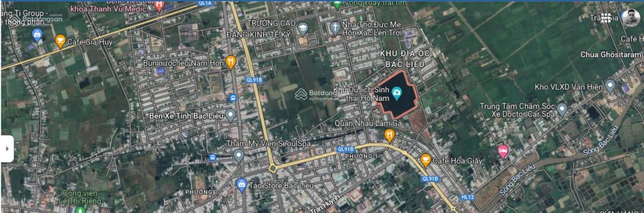 Chính chủ bán mảnh đất tại mặt Hồ Nam - khu địa ốc, Bạc Liêu - Ảnh 1