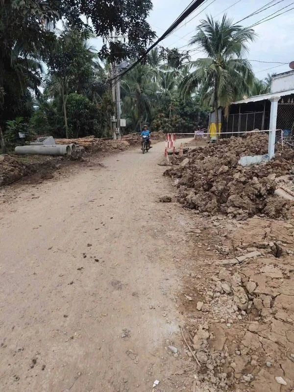 Bán nền biệt thự 447m² gần chợ Phước Hậu, Vĩnh Long 1,2 tỷ