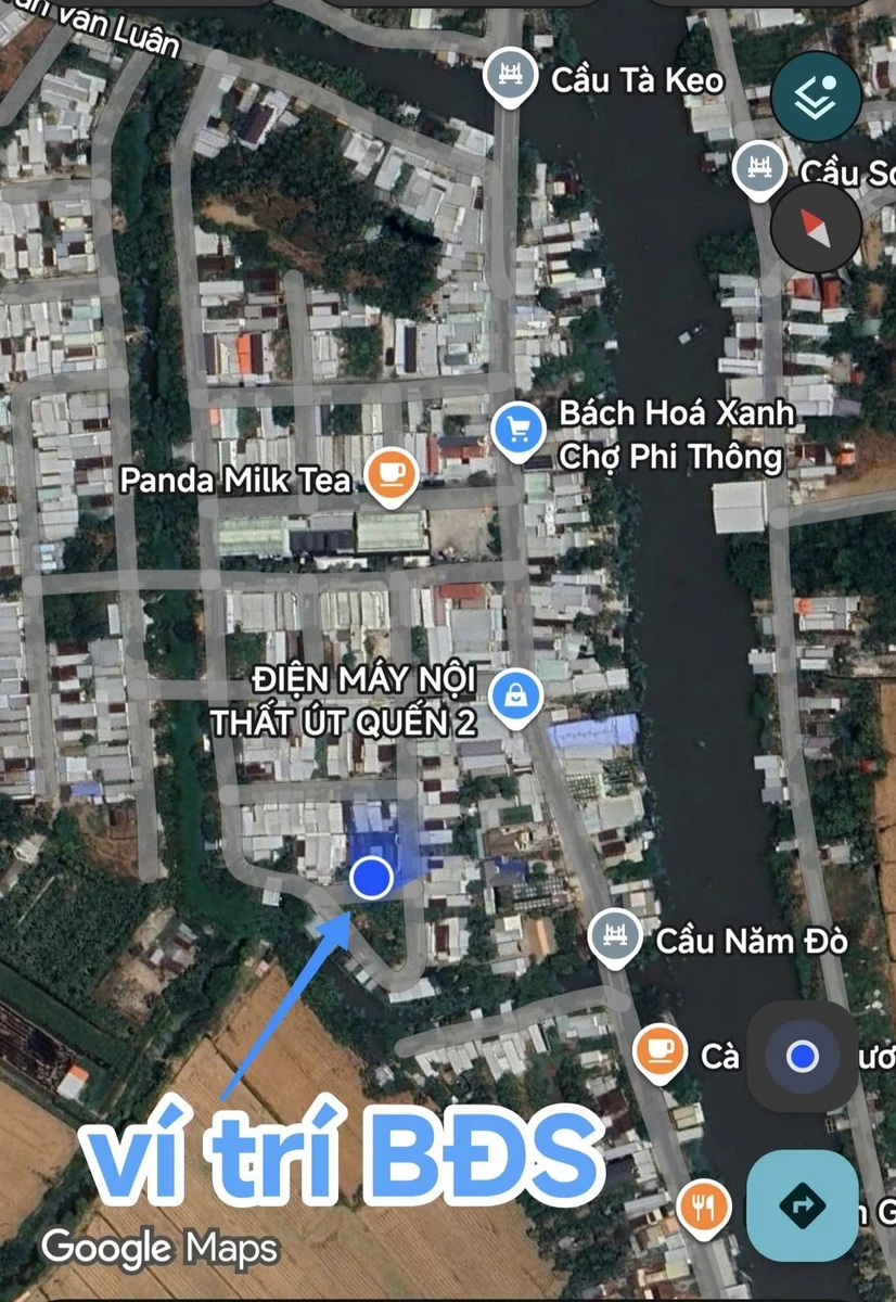 Bán đất 108m² tặng nhà ngay chợ Phi Thông An Giang giá 630 triệu - Ảnh thu nhỏ 2