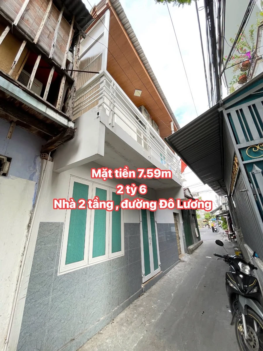 Bán nhà 1 trệt 1 lầu 41,5m2 đường Đô Lương, trung tâm Bàn Cờ, Nha Trang giá 2,6 tỷ - Ảnh 1