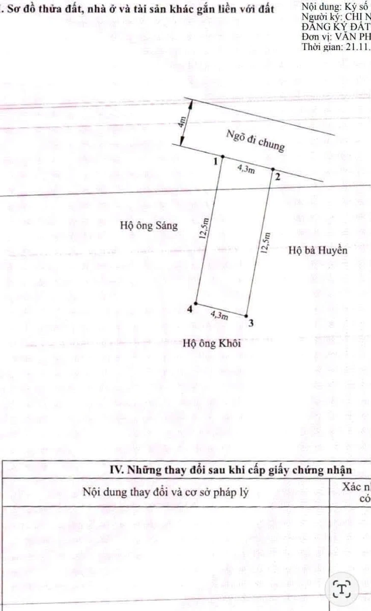 Bán đất ngõ Đằng Hải 53,6m² giá 52 tr/m² - Ảnh 1
