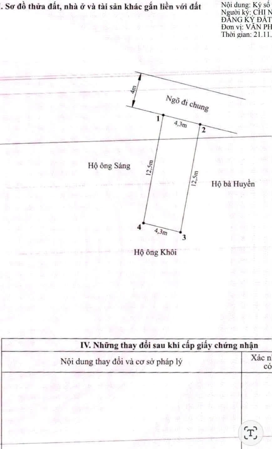 Bán đất ngõ Đằng Hải 53,6m² giá 52 tr/m² - Ảnh 1