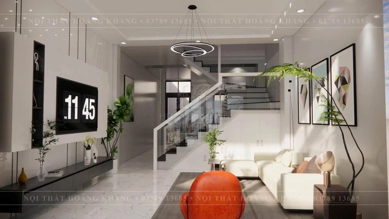 Bán nhà full nội thất 3PN gần biển Nha Trang, 208m², 5,45 tỷ