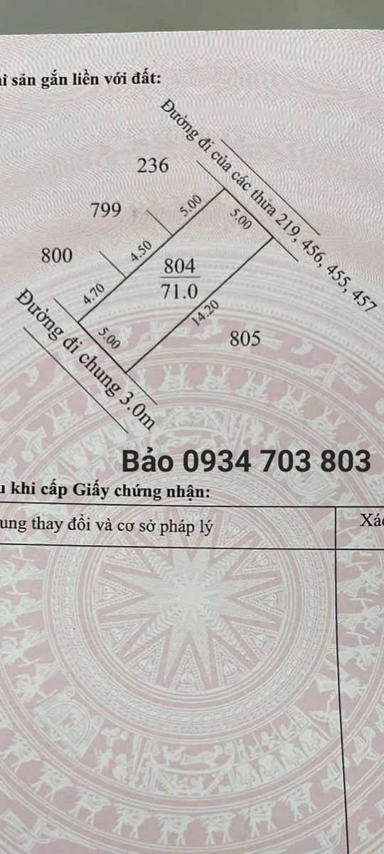 Bán đất 71m2 Xóm 4 Lại Thế Bình Tân 1 tỷ 680 triệu - Ảnh thu nhỏ 4