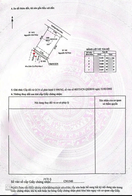 Bán lô đất 260m² giá 4,5 tỷ ở Bình Dương nhaquan5