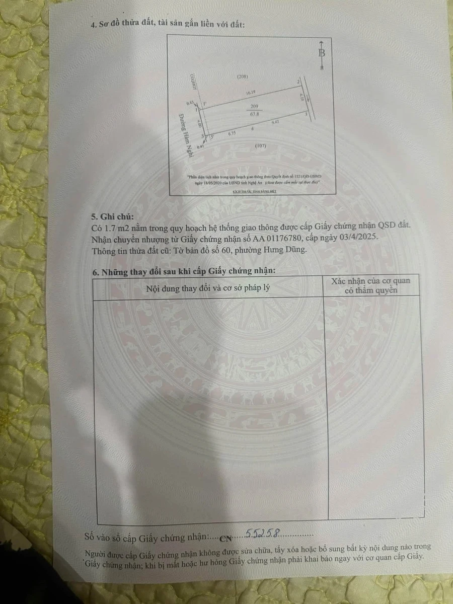 Bán nhà cấp 4 mặt đường Hàm Nghi, 67,8m² Quận 12 - Ảnh thu nhỏ 3