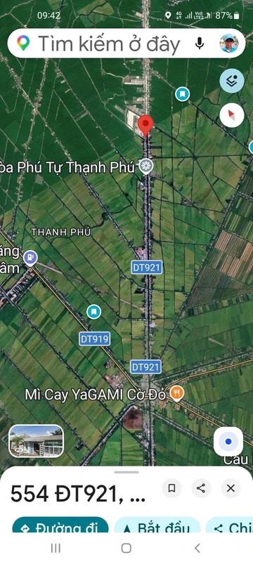Bán nền đất 425m2 mặt tiền tỉnh lộ 921 Cần Thơ