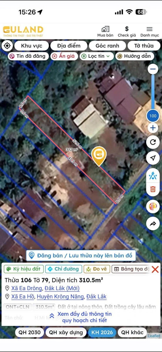 Bán đất Xã Eadrong 300 m2, 399 triệu - Ảnh thu nhỏ 3