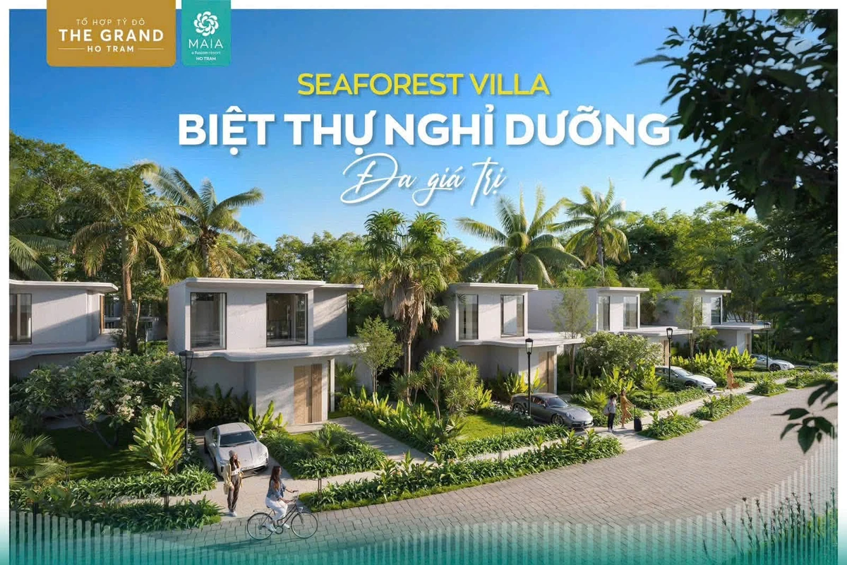 Bán biệt thự resort Seaforest Villa Hồ Tràm 2-3 phòng ngủ - Ảnh thu nhỏ 2