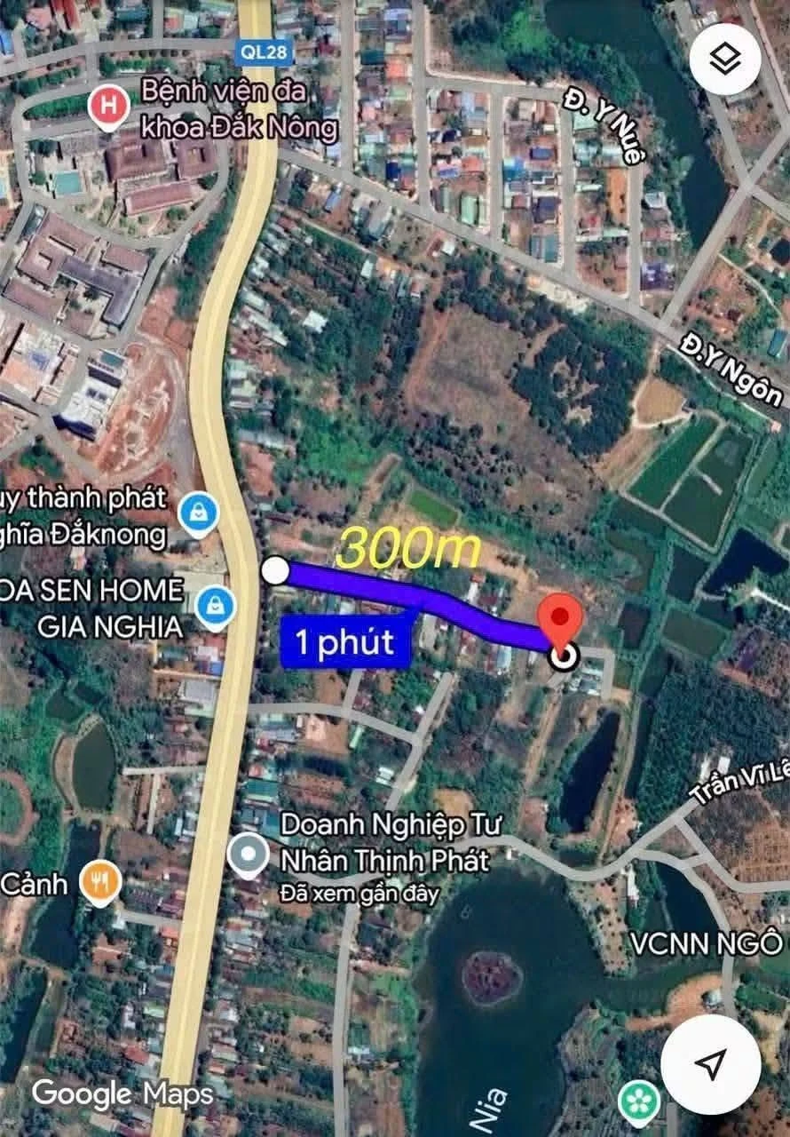 Bán đất nền 62m² Phường Đông Gia Nghĩa Đắk Nông 590 triệu - Ảnh 1
