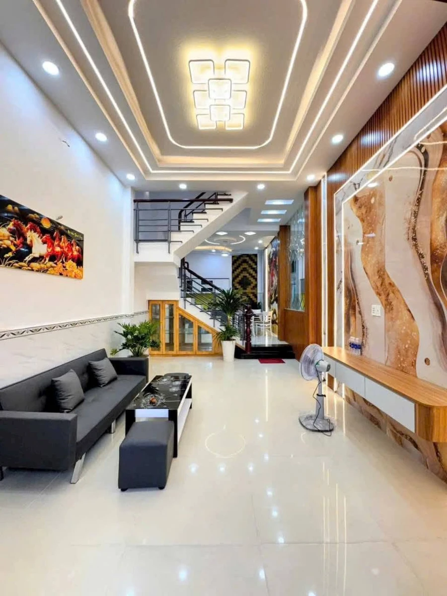 Bán nhà 3 tầng 56m2 hẻm 6m Hương Lộ 2, Bình Tân, giá 5,62 tỷ - Ảnh 1