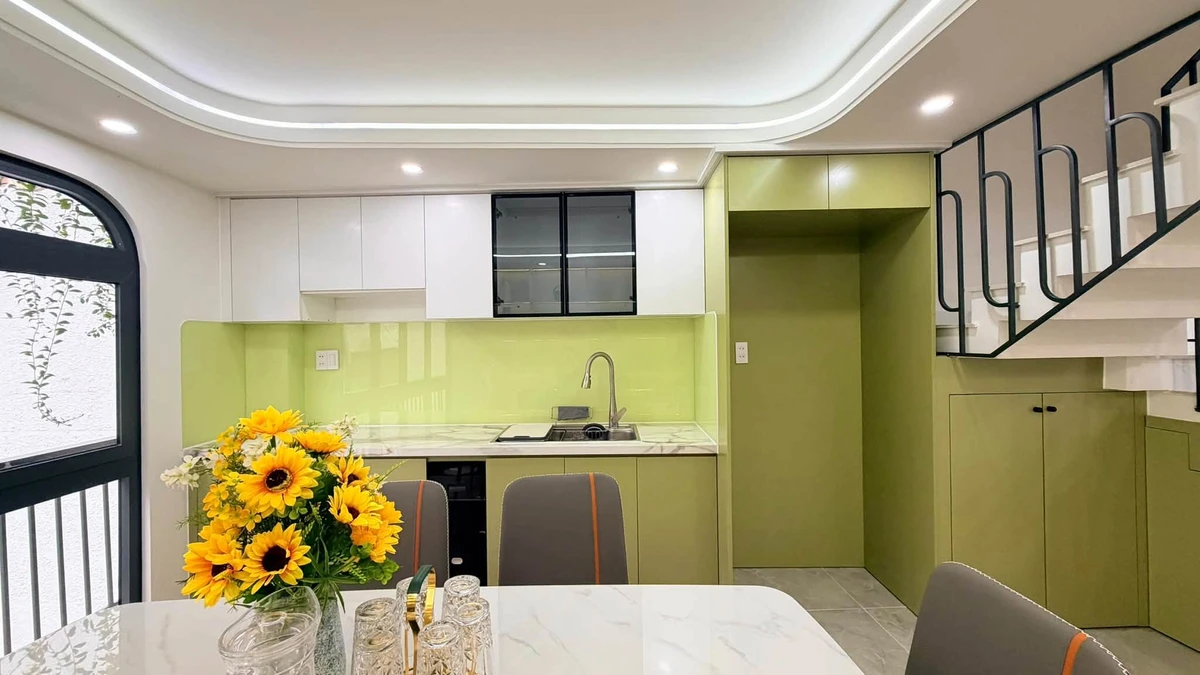 Bán nhà 1 trệt 1 lửng 2 lầu 3PN full nội thất hẻm 4,5m Phạm Văn Chiêu, Gò Vấp - Ảnh thu nhỏ 5