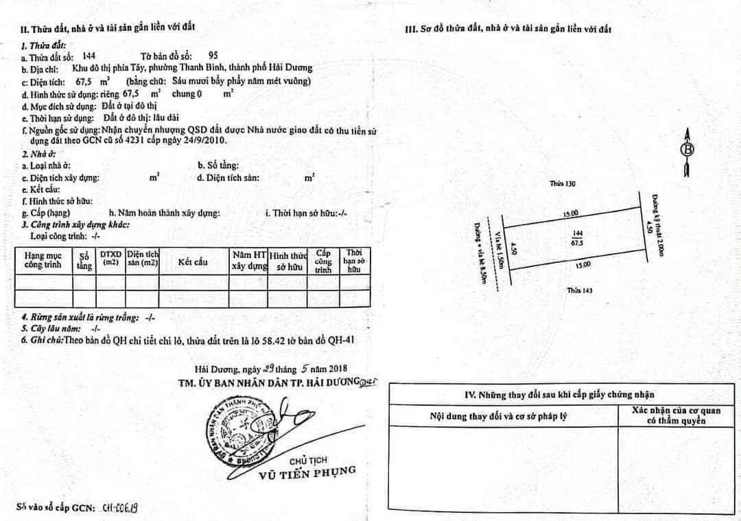Bán lô đất hướng Tây 67,5m² tại Hải Phòng - Ảnh thu nhỏ 4