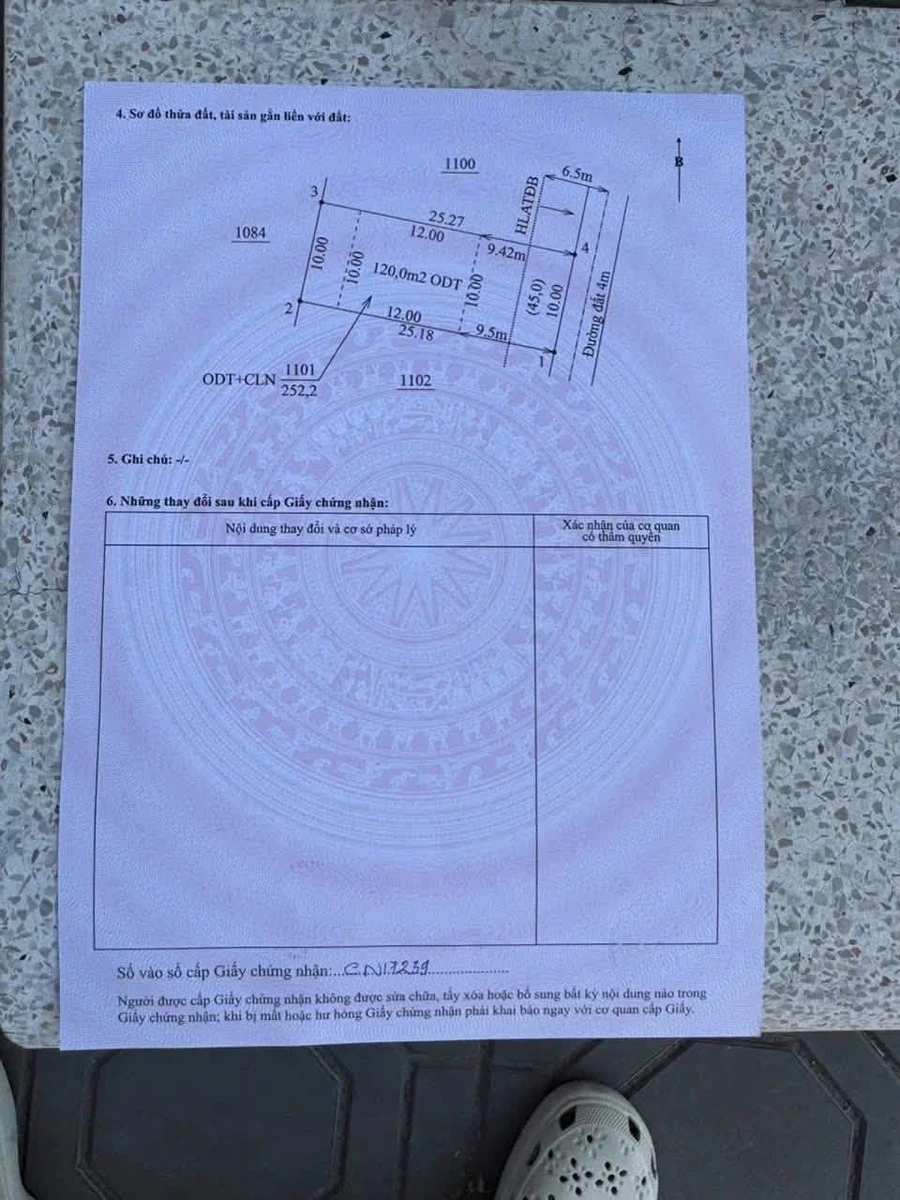 Bán đất Chánh Phú Hòa 250m², 2,3 tỷ - Ảnh 1