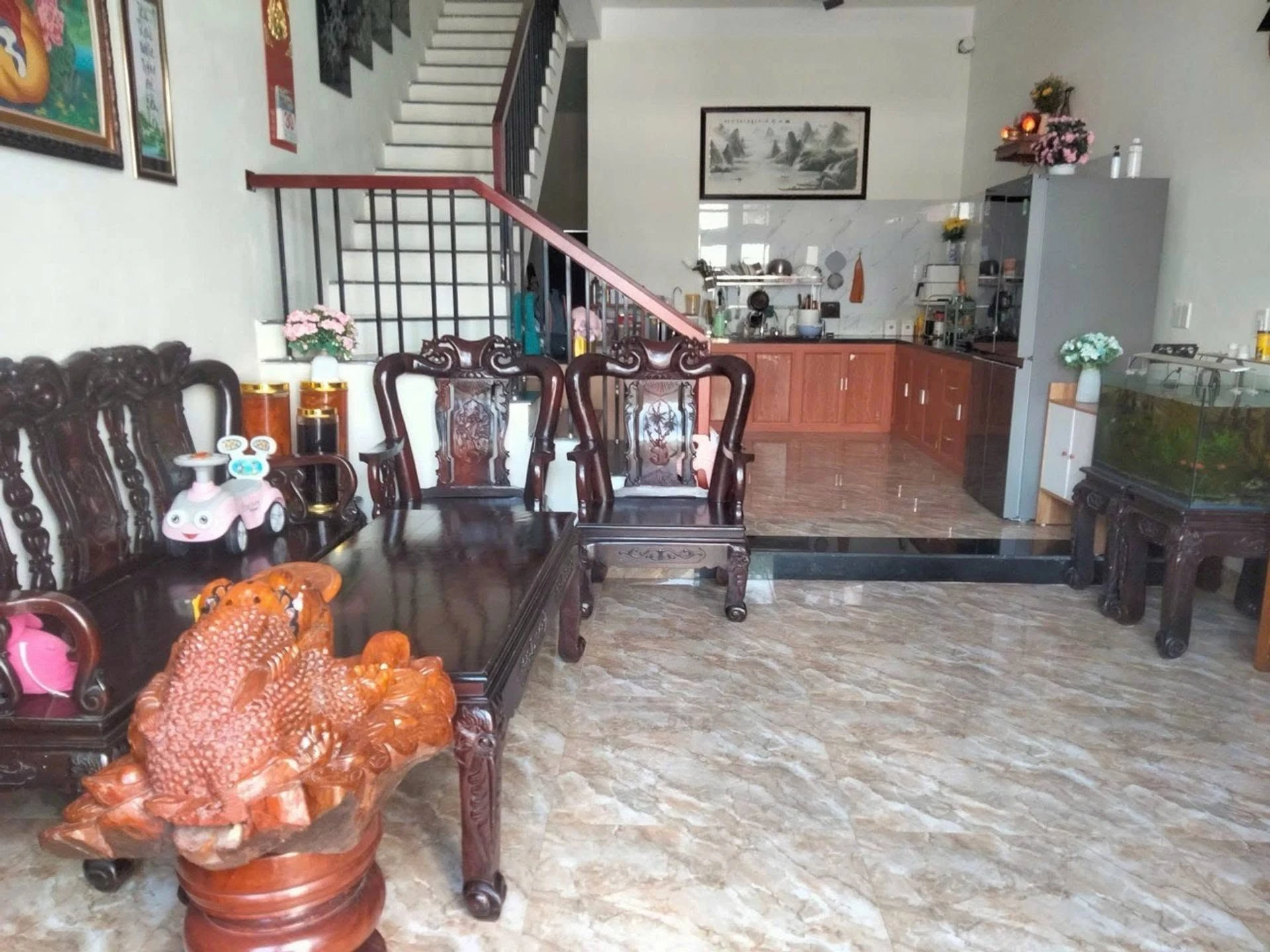 Bán nhà 3 tầng mặt tiền Bùi Thiên Ngộ 100m², 4PN – 6,5 tỷ - Ảnh 1