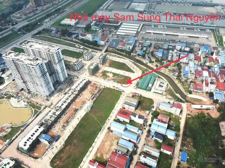 Cực hiếm lô góc 2 mặt tiền - 119,2m² đối diện 2500 căn chung cư sát vách Samsung Thái Nguyên - Ảnh 1