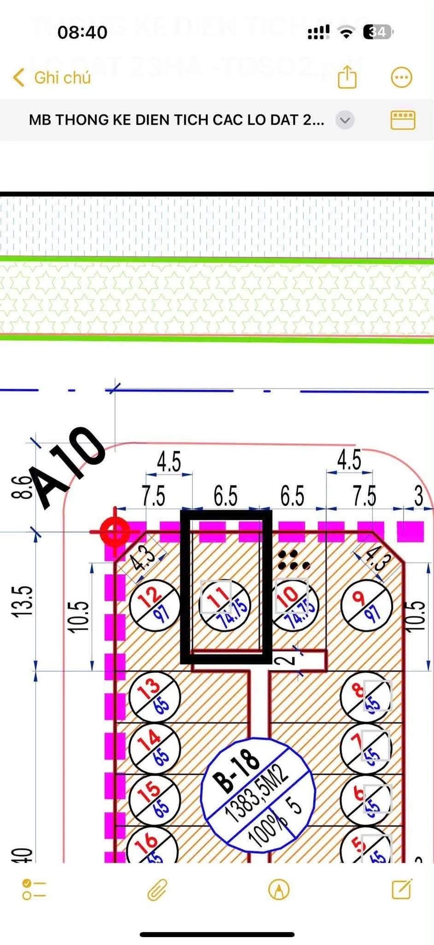 Đất mặt mương kinh doanh Lideco 74.75m2, 5.5 tỷ - Ảnh 1