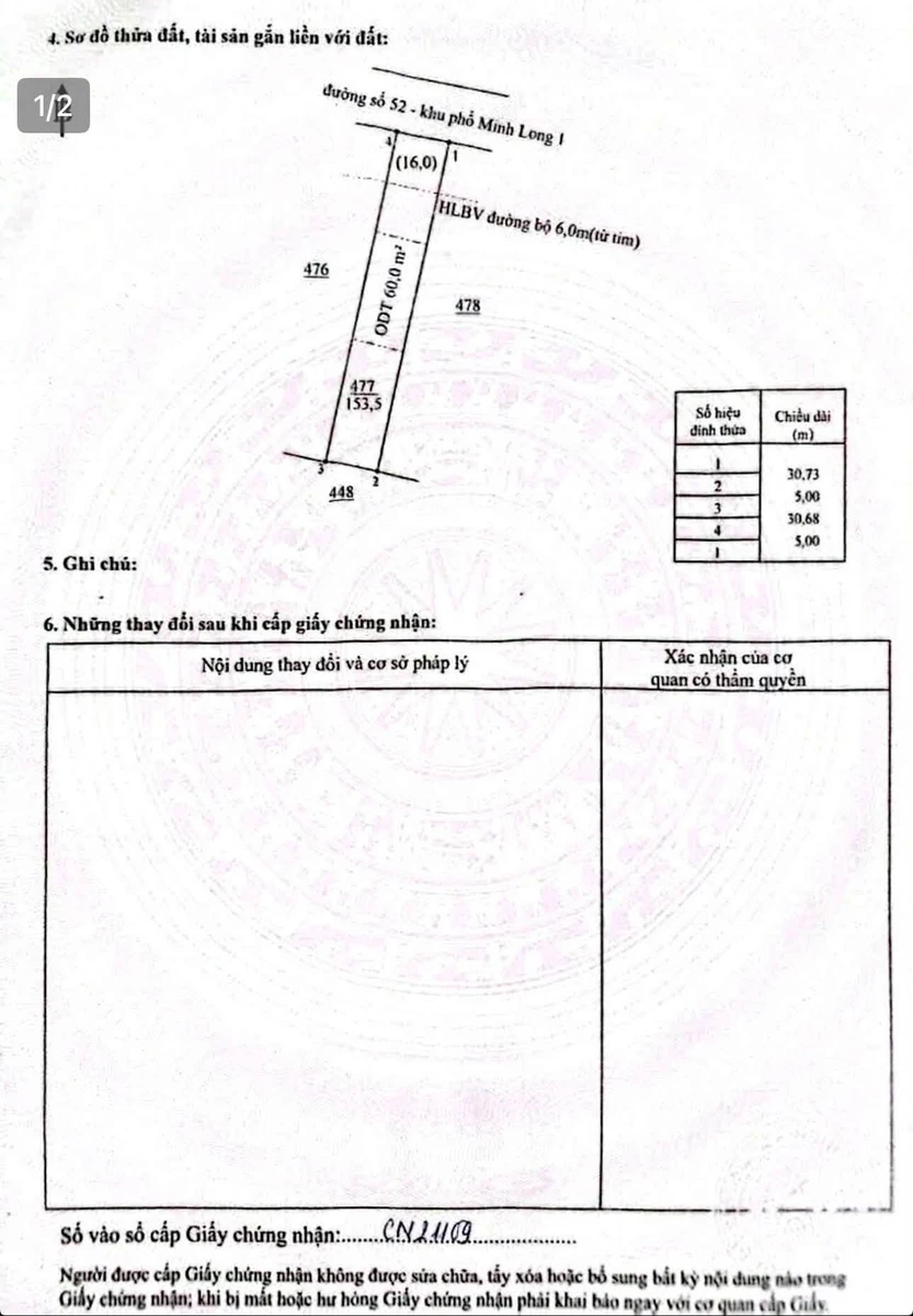 Bán đất Chơn Thành 150m² giá 400 triệu - Ảnh 1
